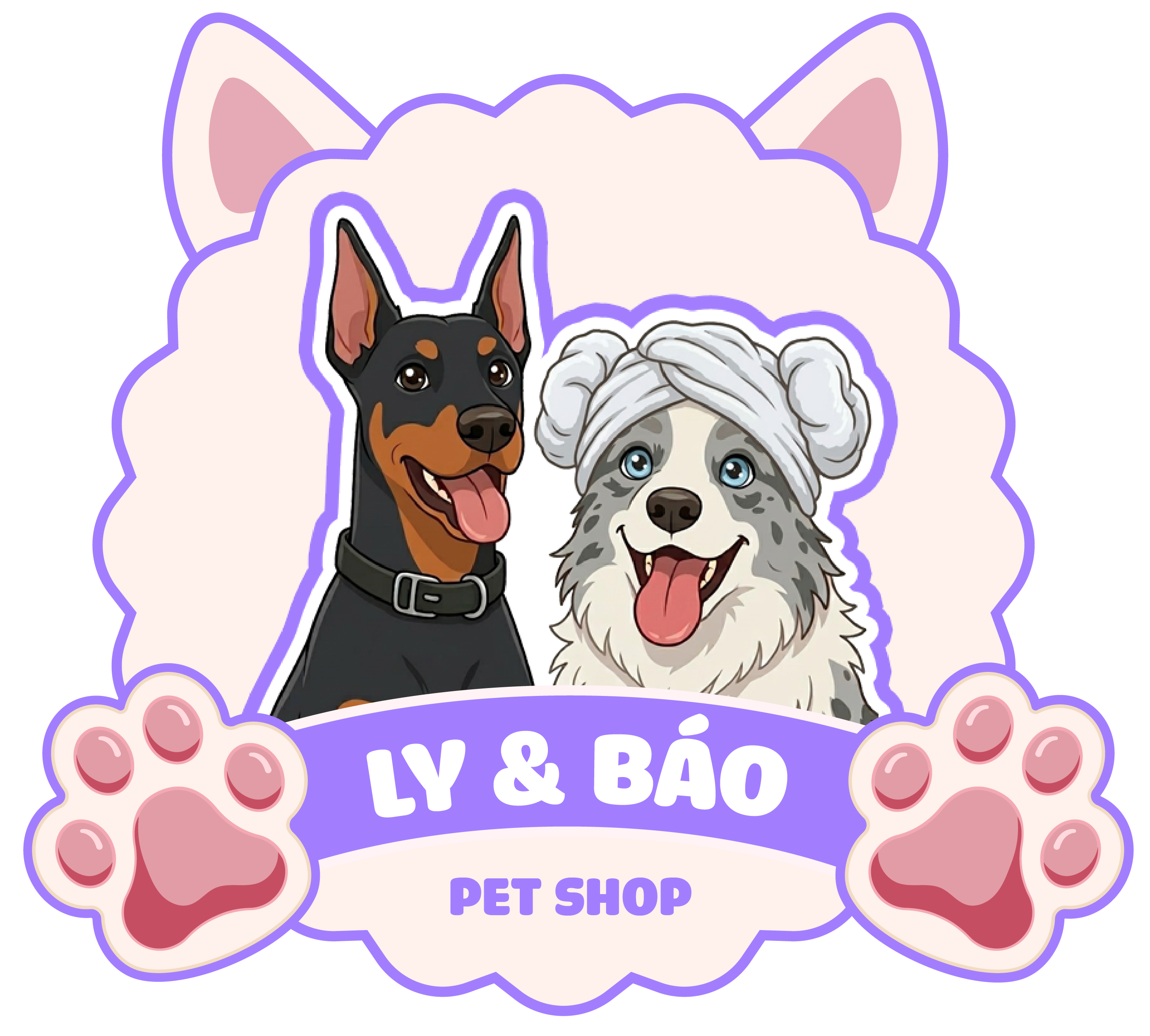 Ly & Báo Pet Shop Logo